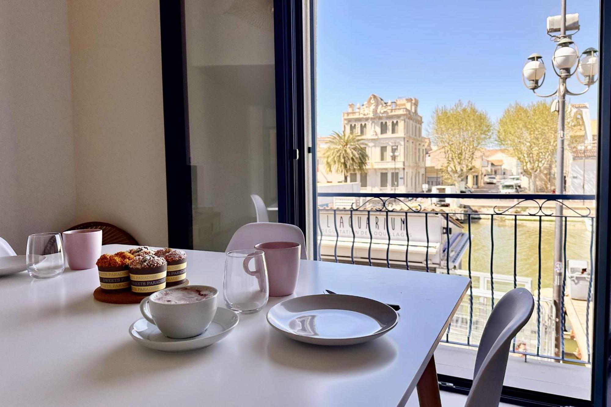 Les Palmiers - Appartement Une Chambre Vue Canal Le Grau-du-Roi Extérieur photo